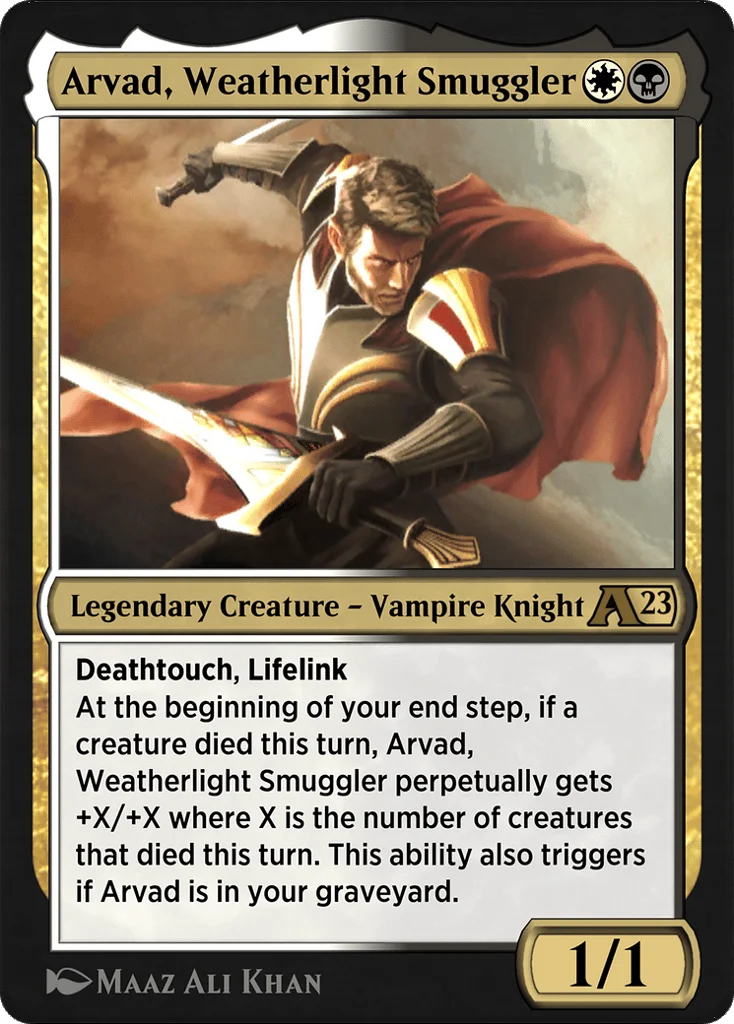 Arvad, Weatherlight Smuggler · Alchemy: Dominaria