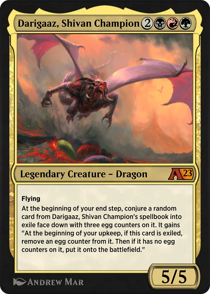 Darigaaz, Shivan Champion · Alchemy: Dominaria