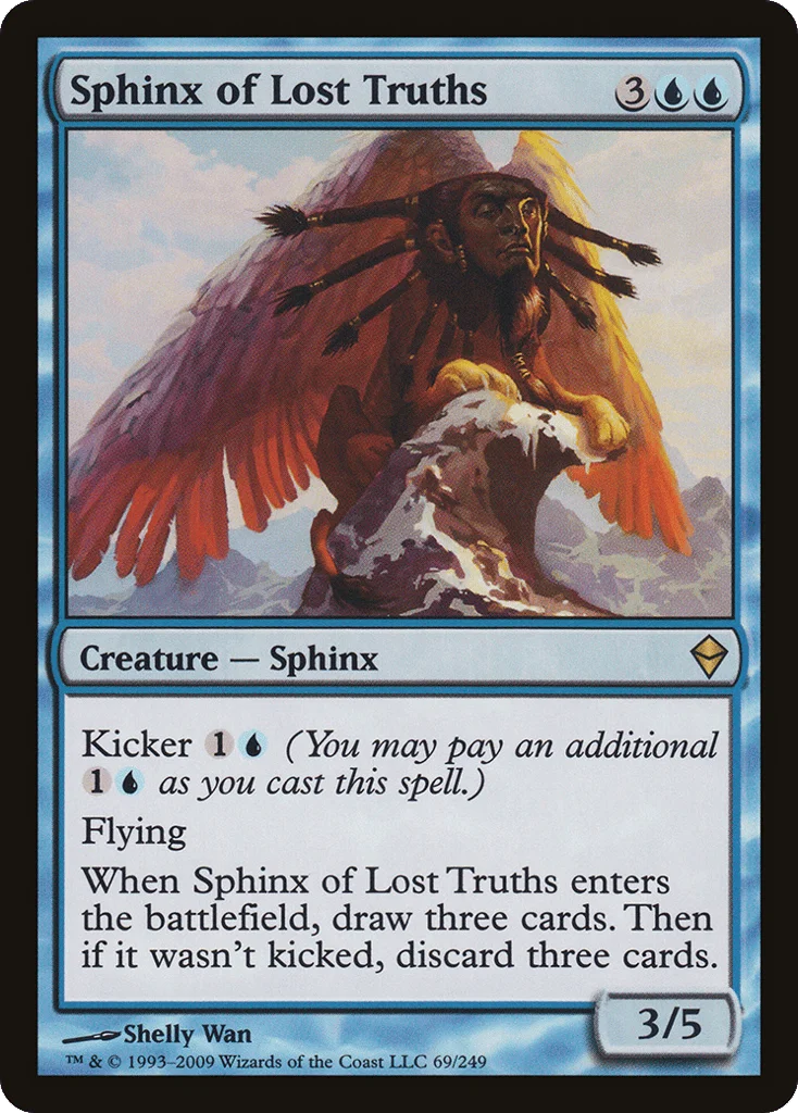 Sphinx of Lost Truths · Zendikar