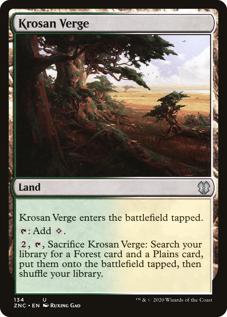 Krosan Verge · Zendikar Rising Commander
