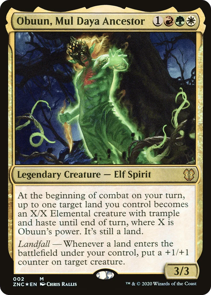 Obuun, Mul Daya Ancestor · Zendikar Rising Commander