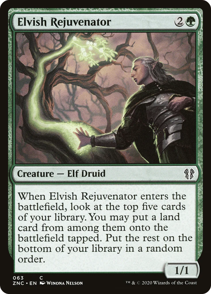 Elvish Rejuvenator · Zendikar Rising Commander