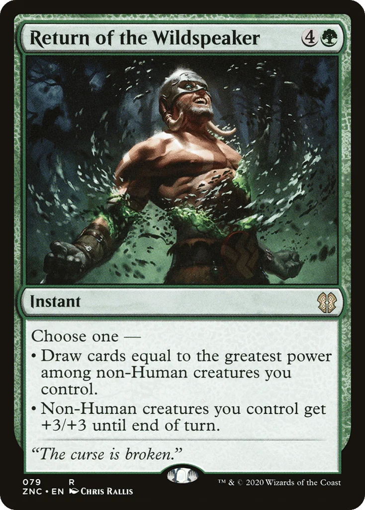 Return of the Wildspeaker · Zendikar Rising Commander