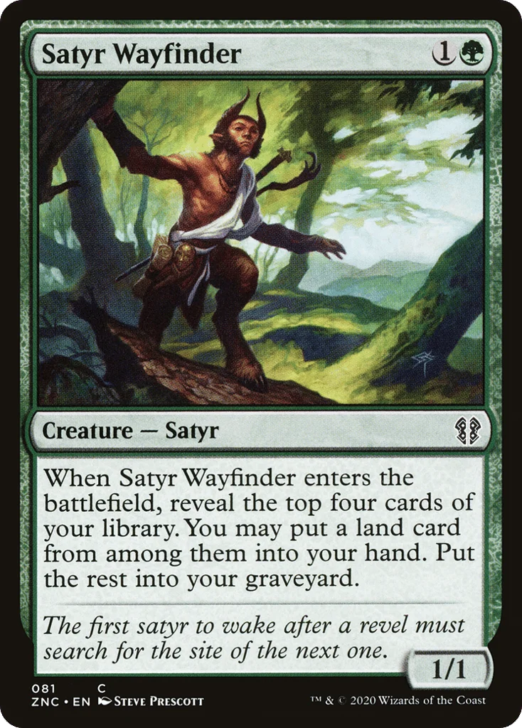Satyr Wayfinder · Zendikar Rising Commander