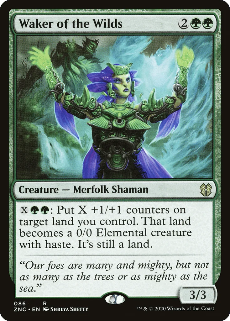 Waker of the Wilds · Zendikar Rising Commander