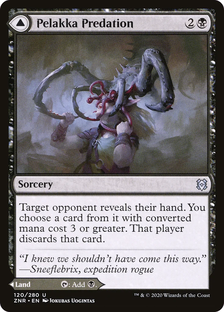 Pelakka Predation // Pelakka Caverns · Zendikar Rising