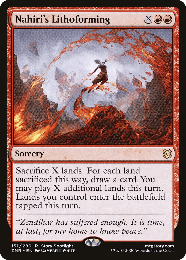 Nahiri's Lithoforming · Zendikar Rising
