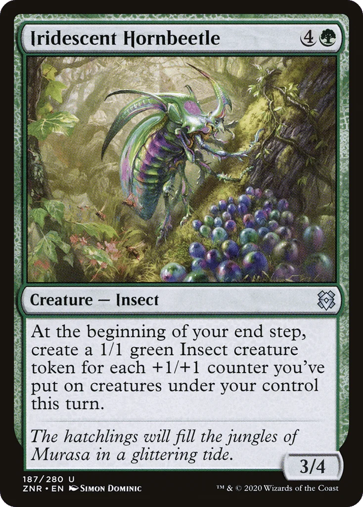 Iridescent Hornbeetle · Zendikar Rising