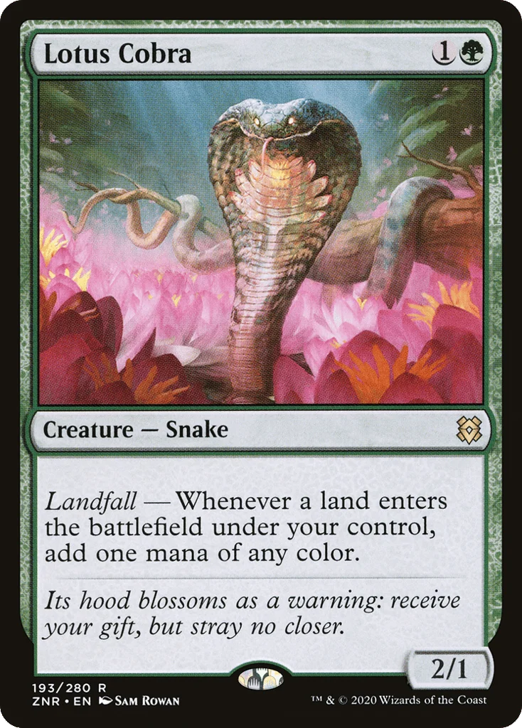Lotus Cobra · Zendikar Rising