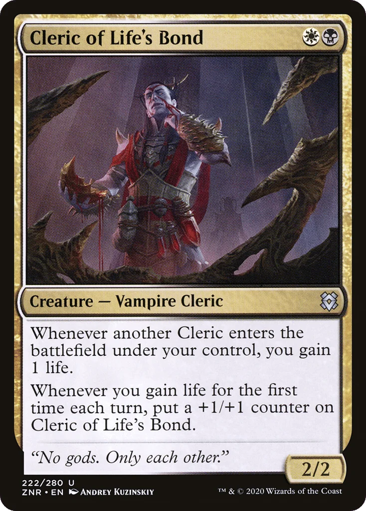 Cleric of Life's Bond · Zendikar Rising