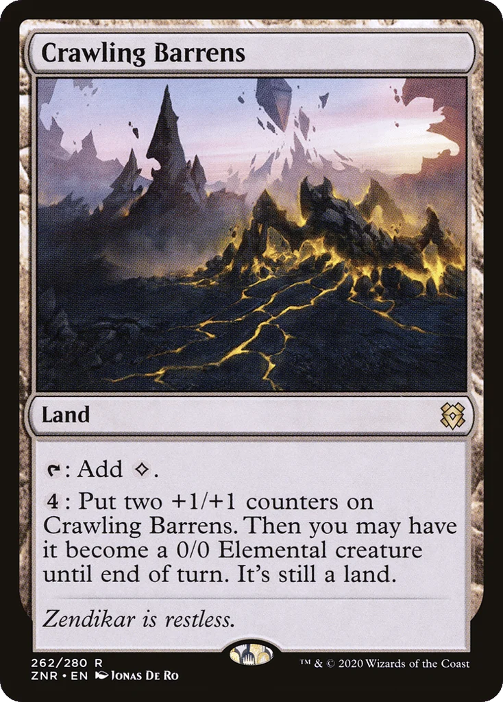 Crawling Barrens · Zendikar Rising
