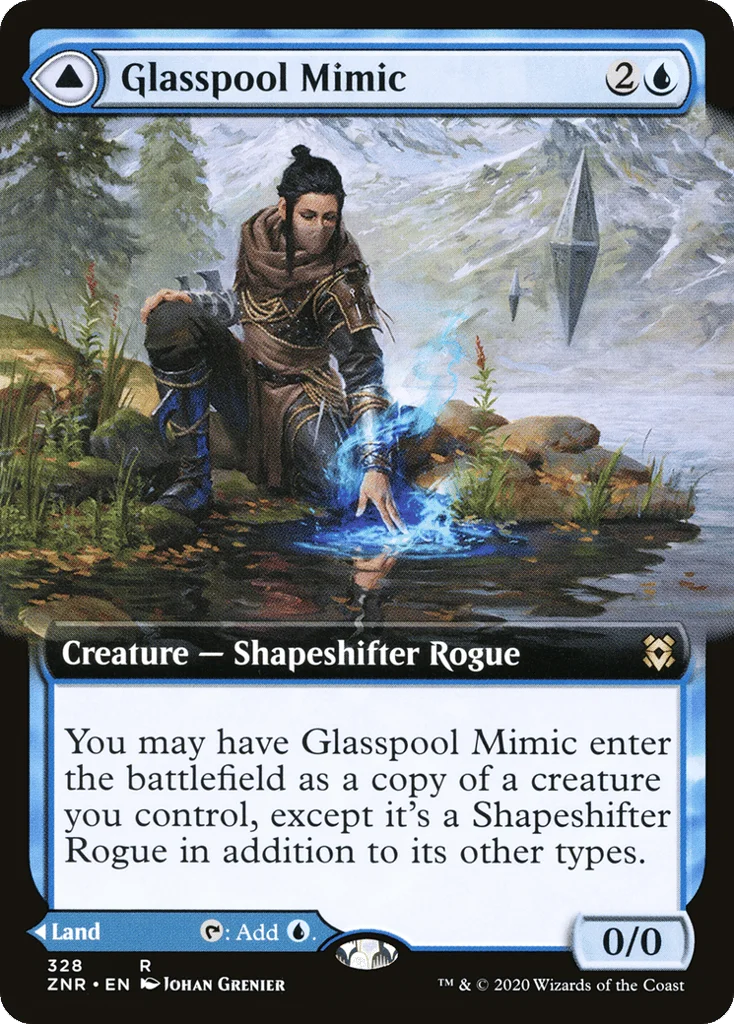 Glasspool Mimic // Glasspool Shore · Zendikar Rising