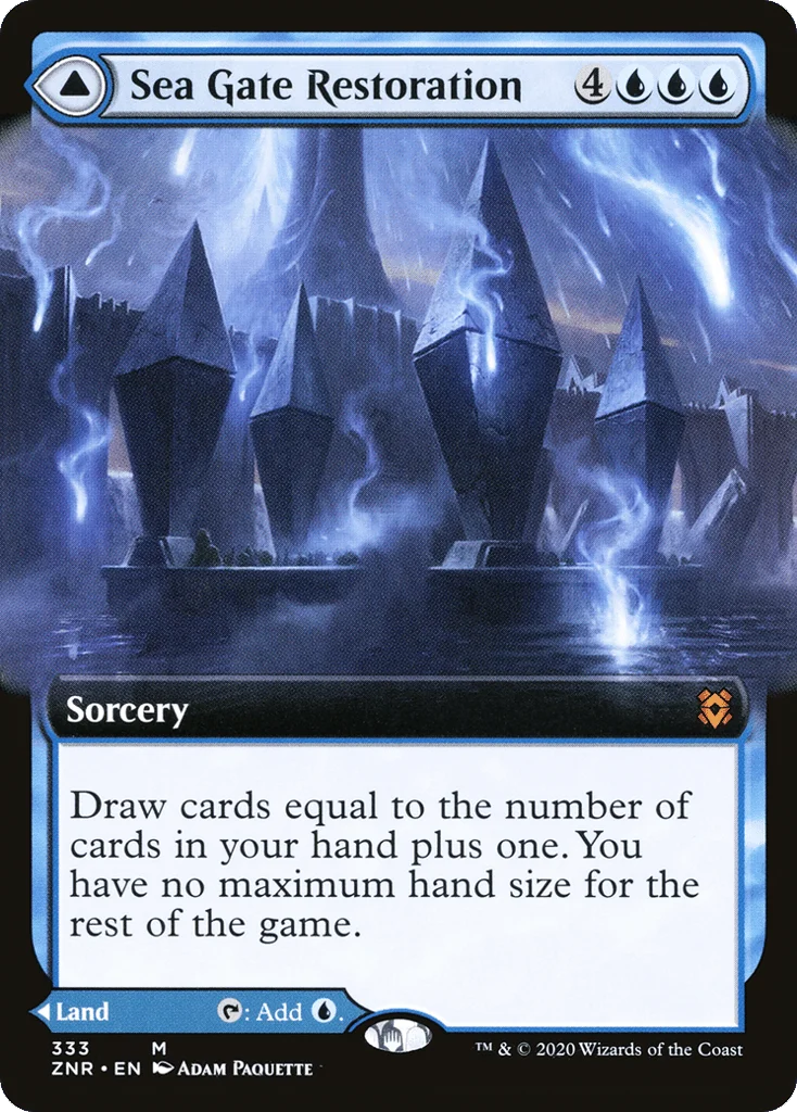 Sea Gate Restoration // Sea Gate, Reborn · Zendikar Rising
