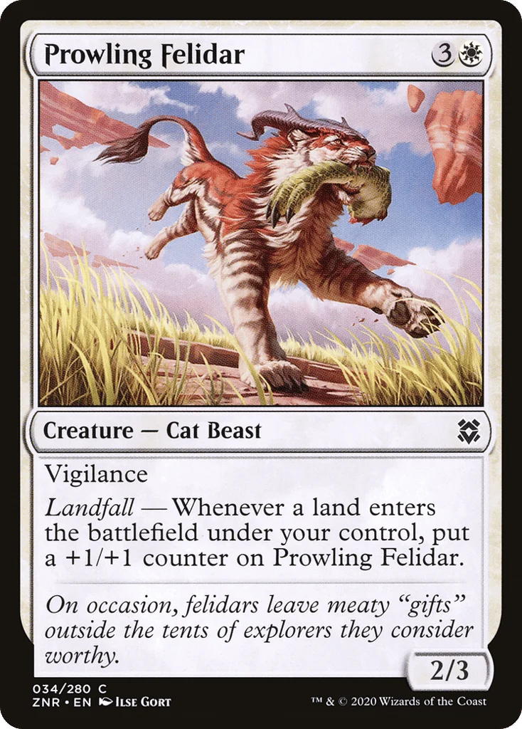 Prowling Felidar · Zendikar Rising