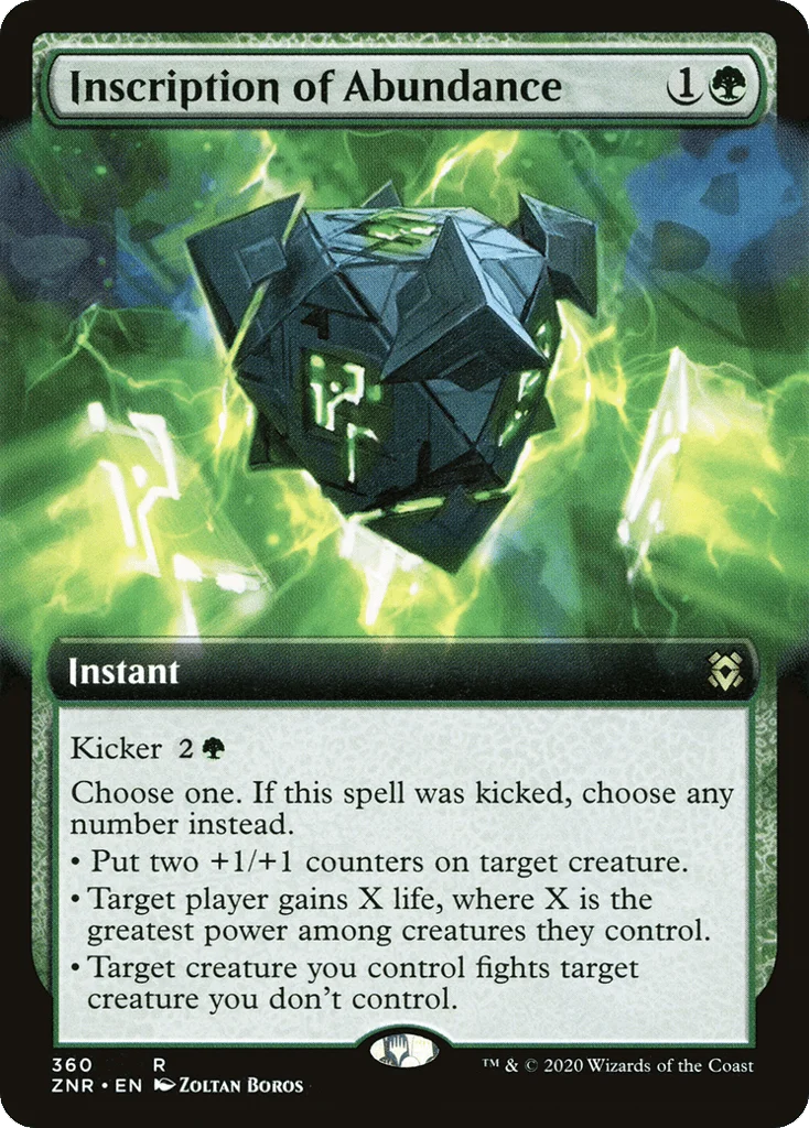 Inscription of Abundance · Zendikar Rising