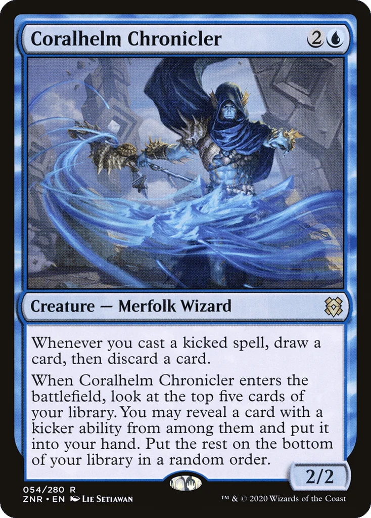 Coralhelm Chronicler · Zendikar Rising