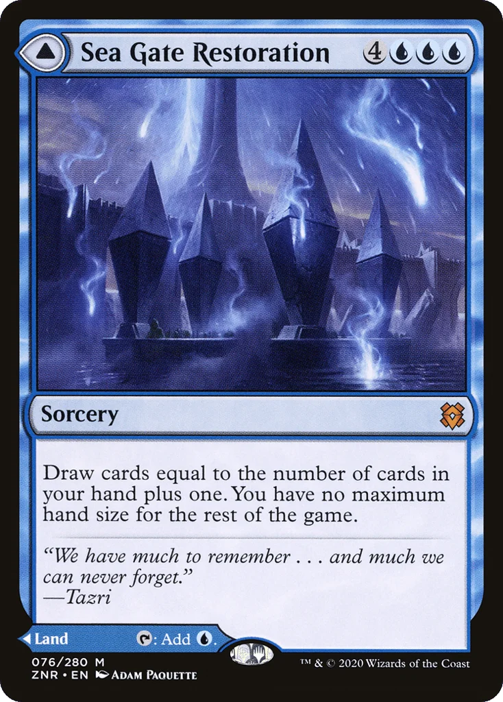 Sea Gate Restoration // Sea Gate, Reborn · Zendikar Rising