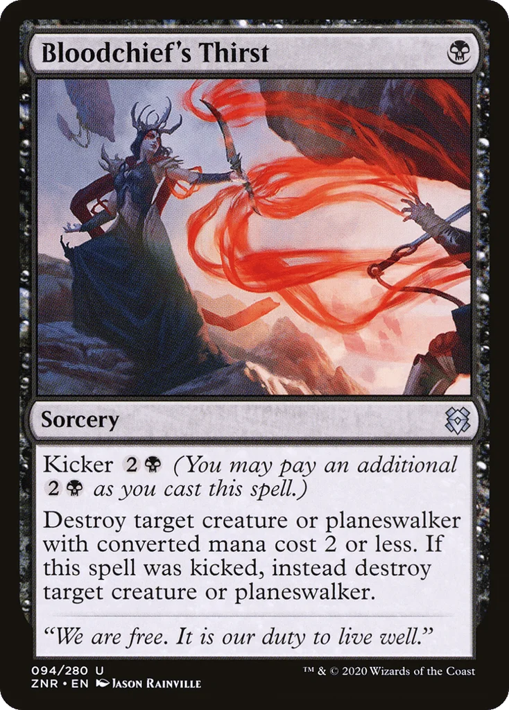 Bloodchief's Thirst · Zendikar Rising