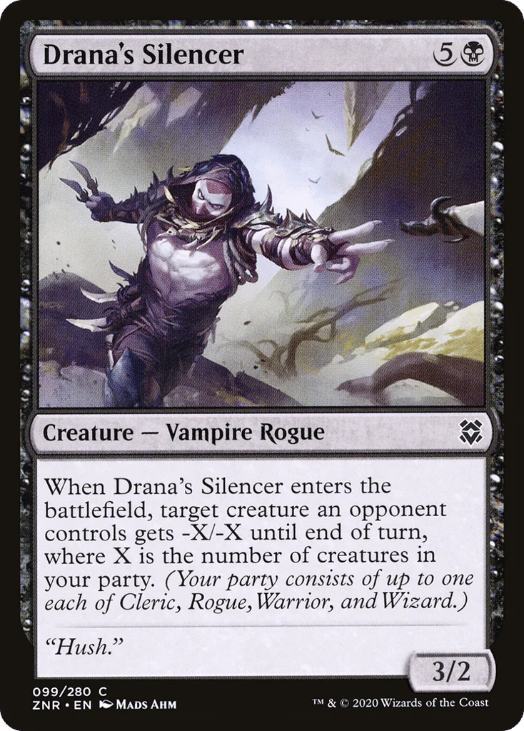 Drana's Silencer · Zendikar Rising