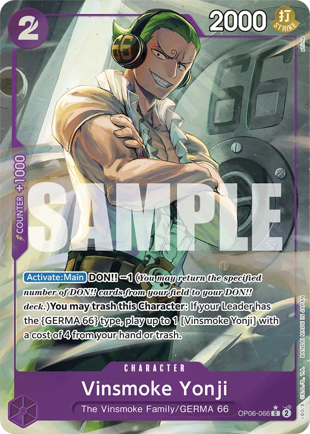 Vinsmoke Yonji · Wings of the Captain