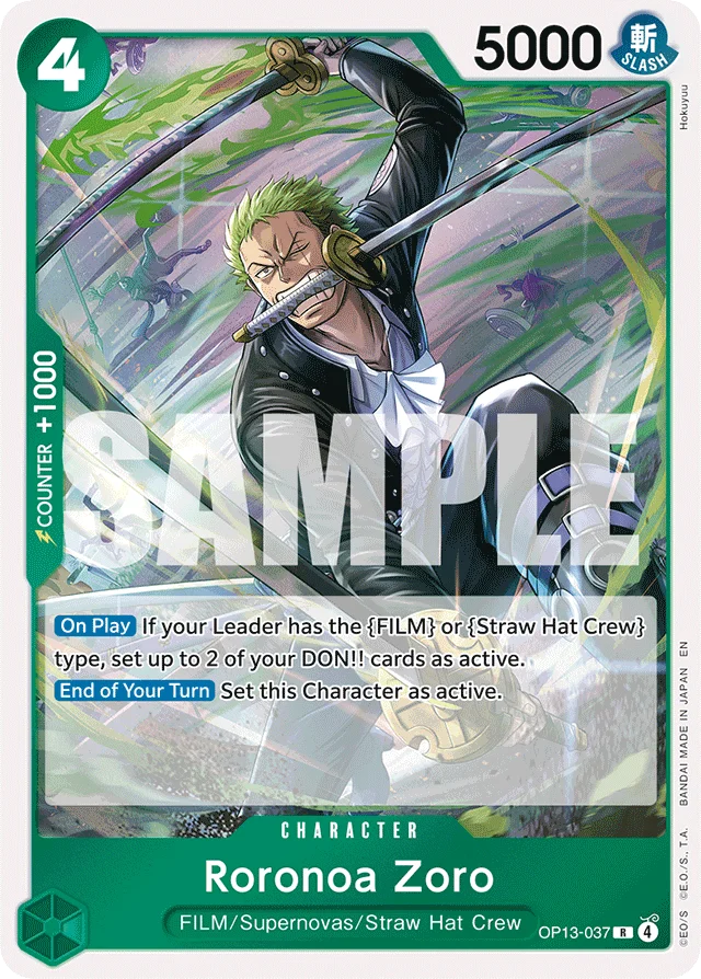 Roronoa Zoro · Carrying On His Will