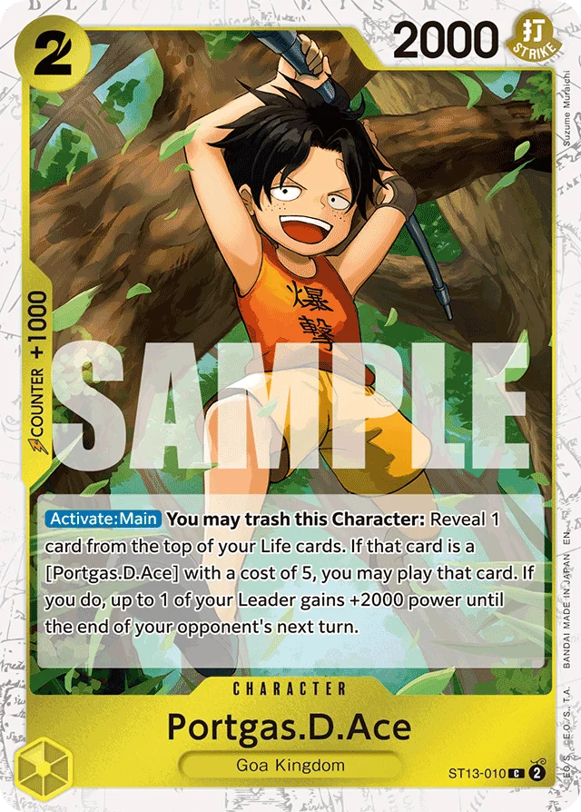 Portgas.D.Ace · Ultra Deck: The Three Brothers