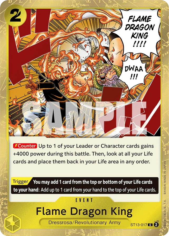 Flame Dragon King · Ultra Deck: The Three Brothers