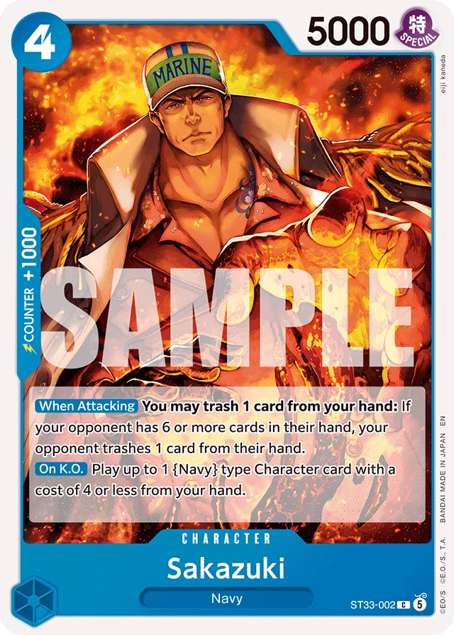 Sakazuki · BLUE Kuzan