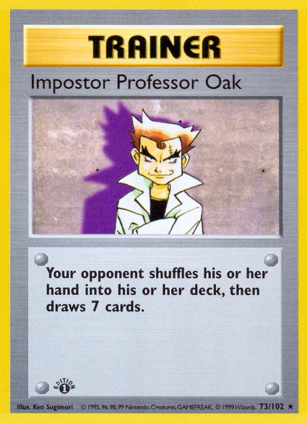 Impostor Professor Oak · Base