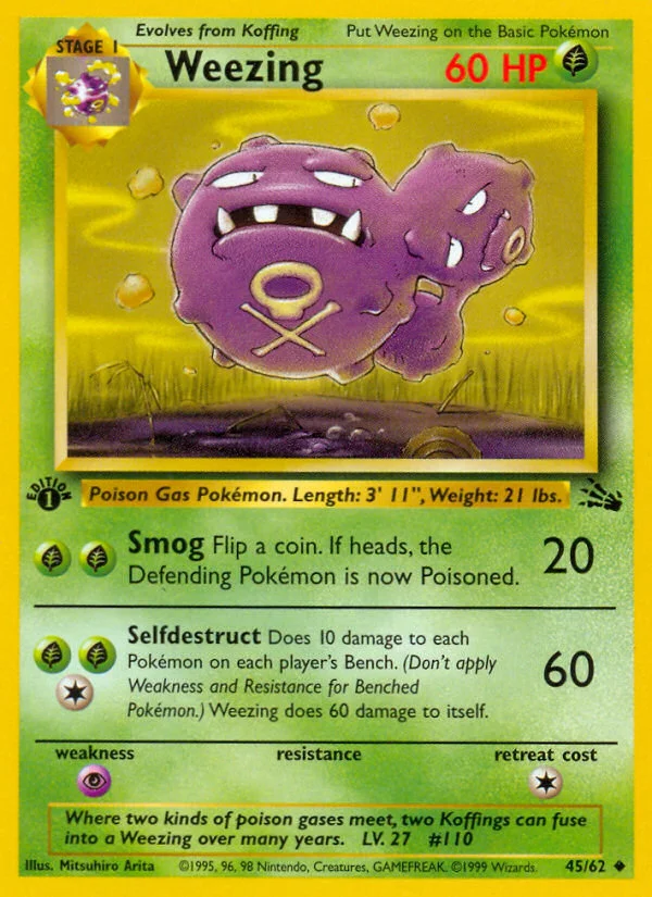 Weezing · Fossil