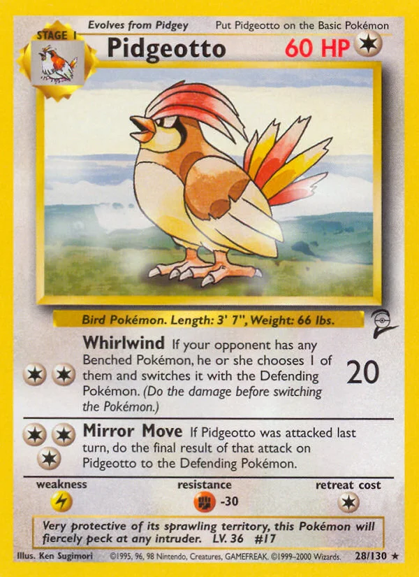 Pidgeotto · Base Set 2