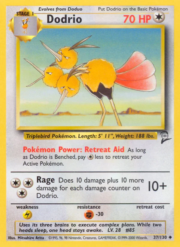 Dodrio · Base Set 2
