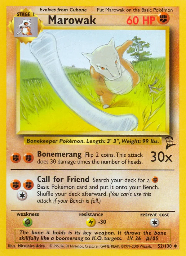 Marowak · Base Set 2