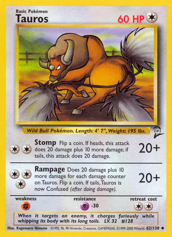 Tauros · Base Set 2
