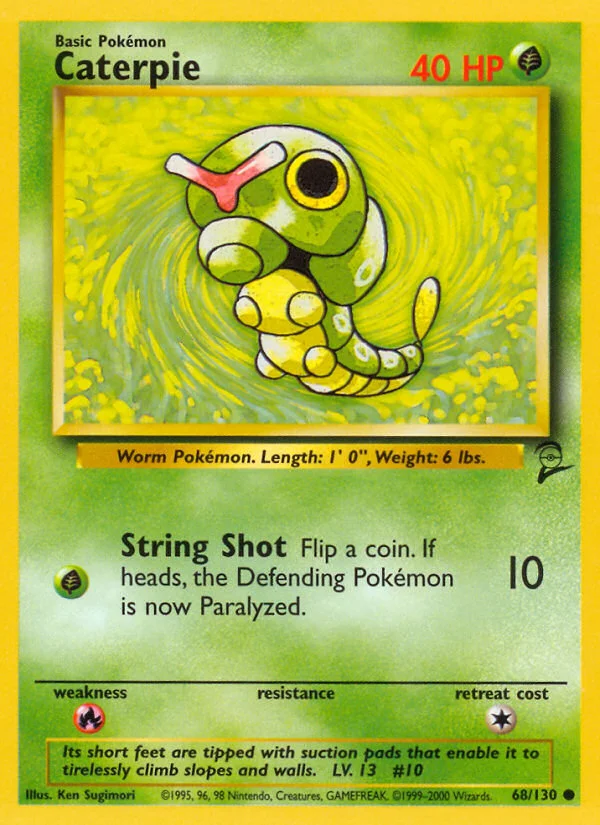 Caterpie · Base Set 2