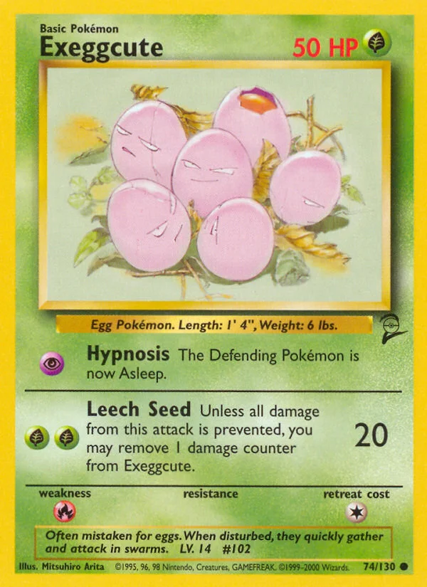 Exeggcute · Base Set 2