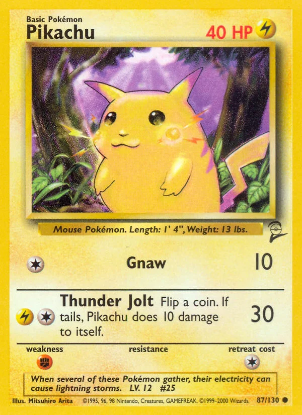 Pikachu · Base Set 2