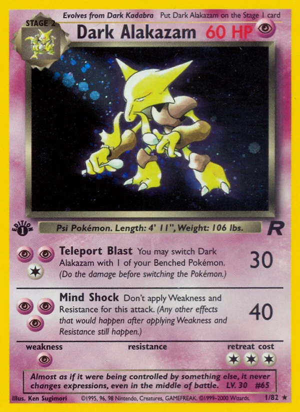 Dark Alakazam · Team Rocket