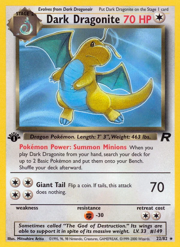 Dark Dragonite · Team Rocket