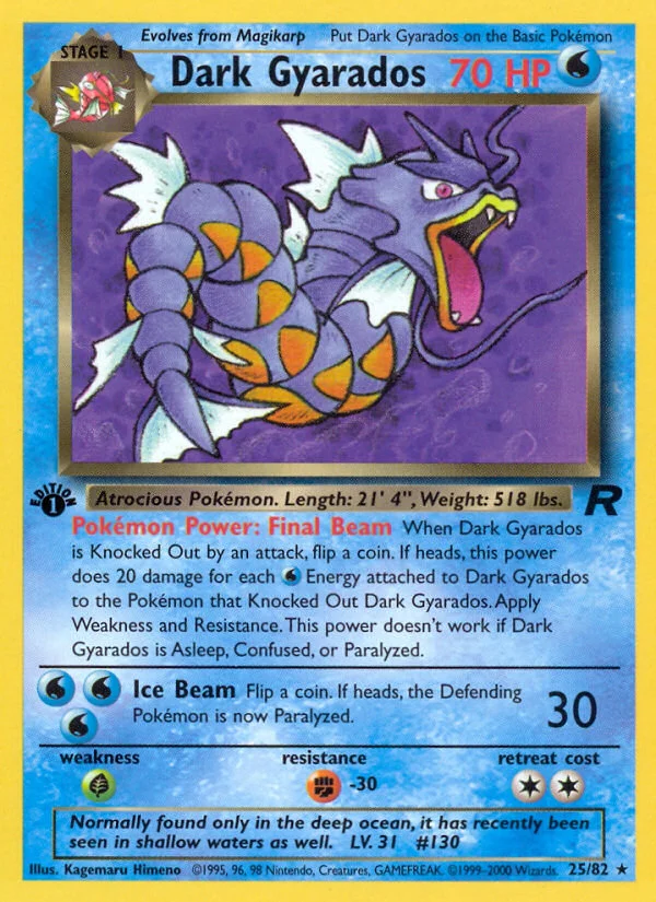 Dark Gyarados · Team Rocket