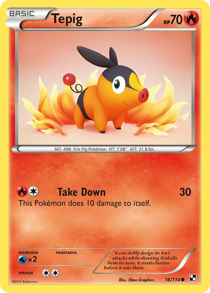 Tepig · Black & White