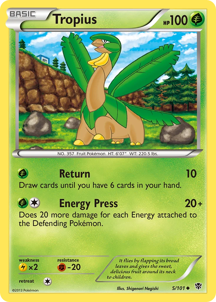 Tropius · Plasma Blast