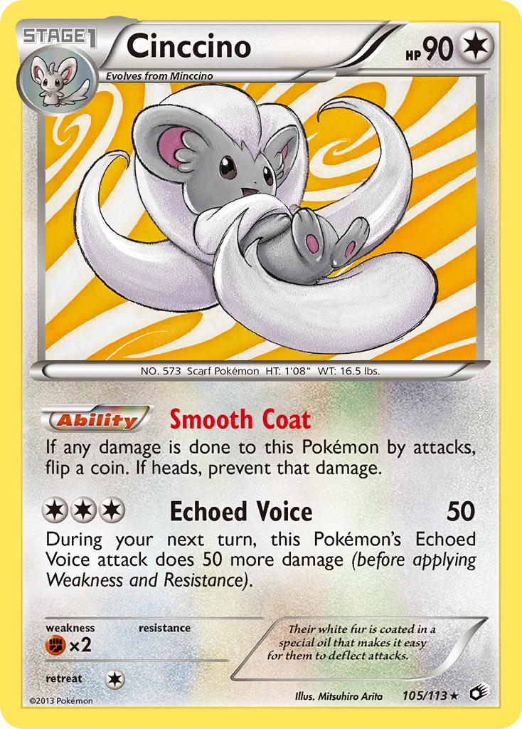 Cinccino · Legendary Treasures