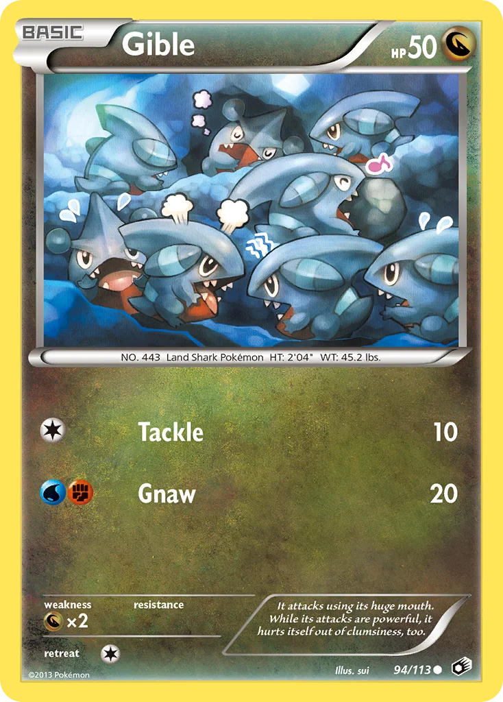 Gible · Legendary Treasures