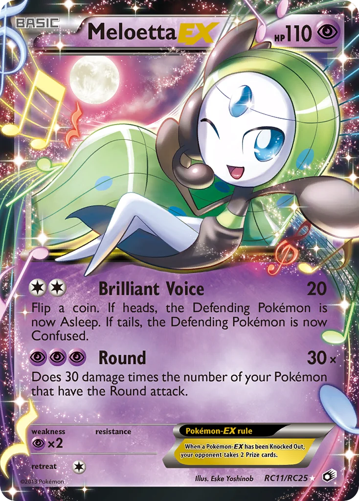 Meloetta-EX · Legendary Treasures