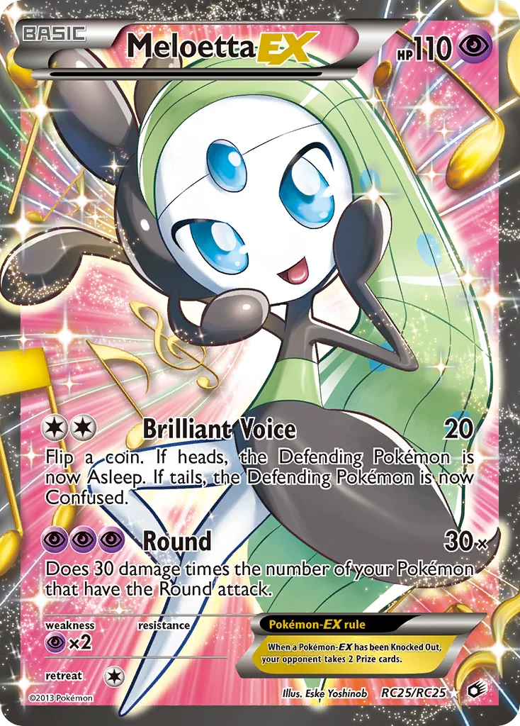 Meloetta-EX · Legendary Treasures