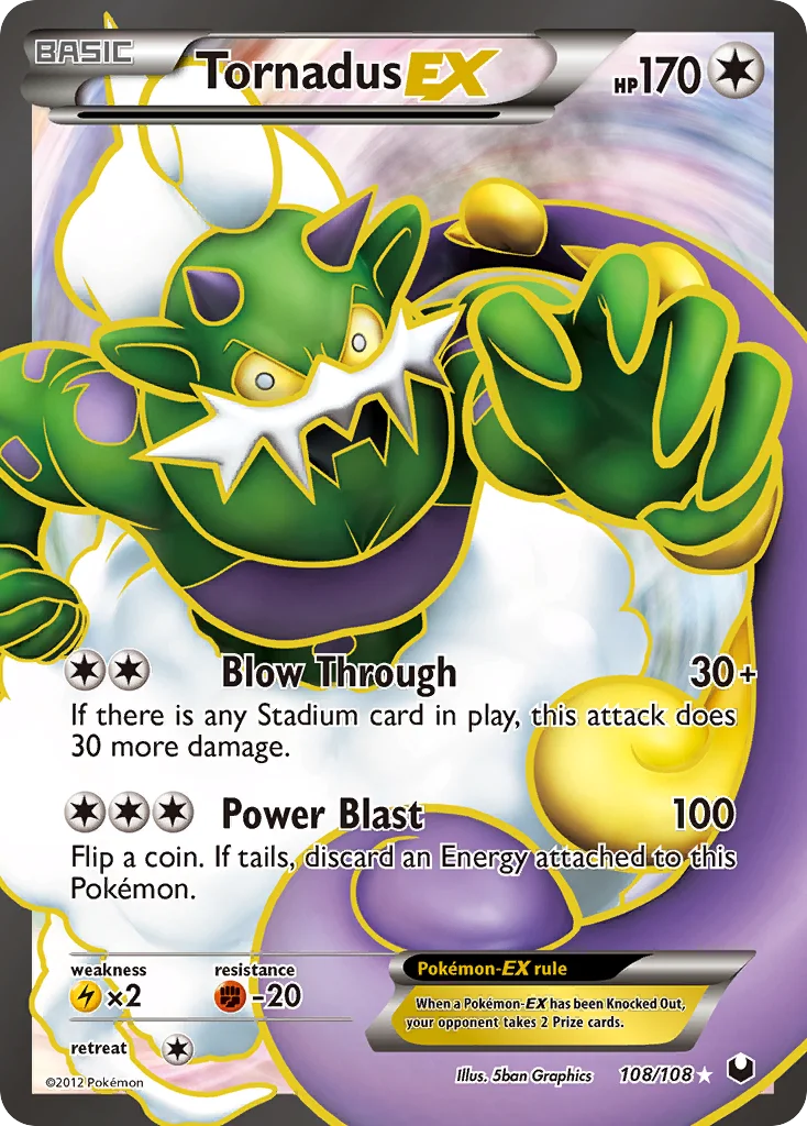 Tornadus-EX · Dark Explorers