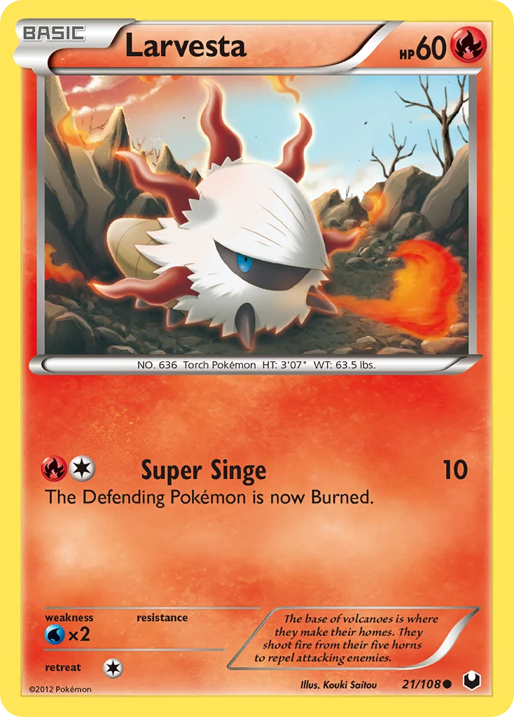 Larvesta · Dark Explorers