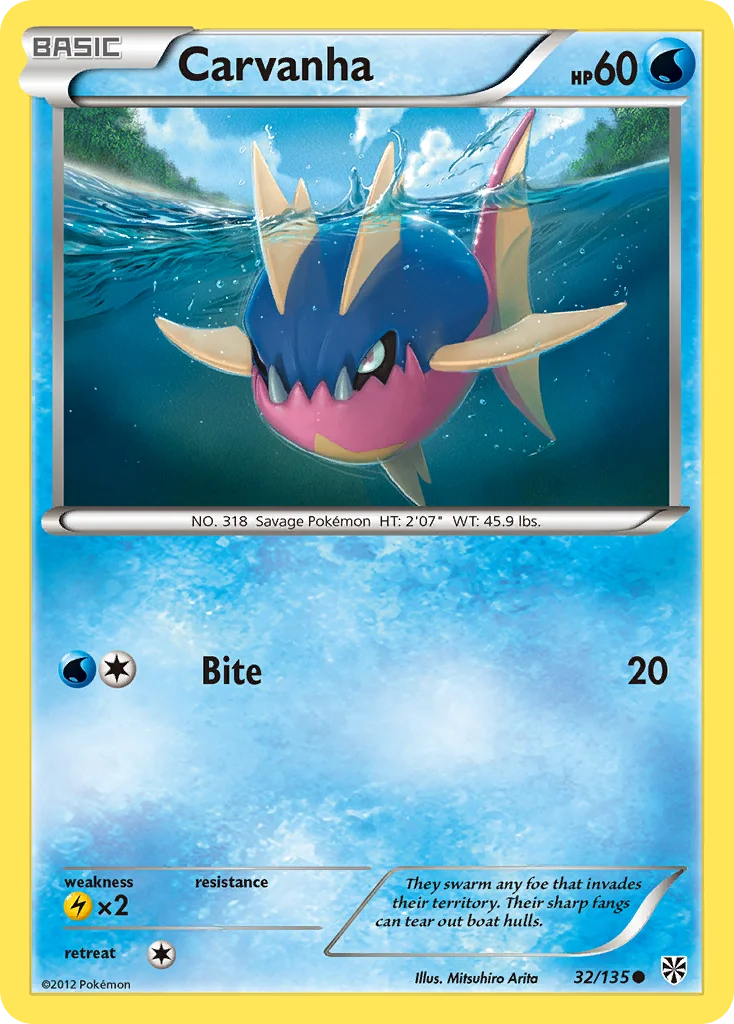 Carvanha · Plasma Storm