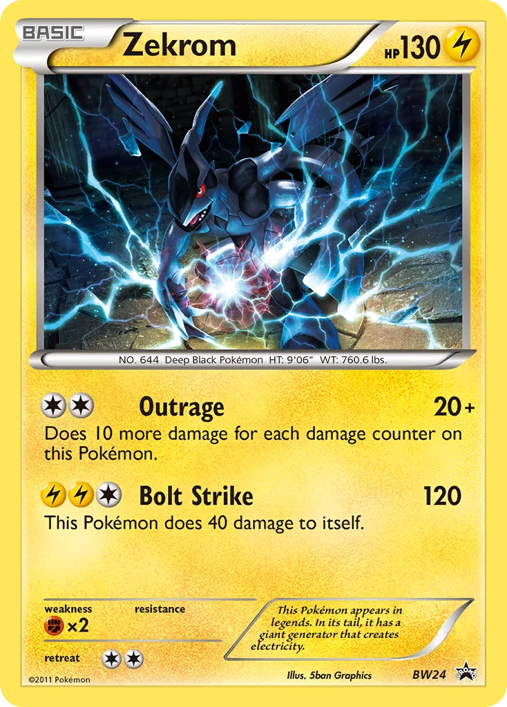 Zekrom · BW Black Star Promos